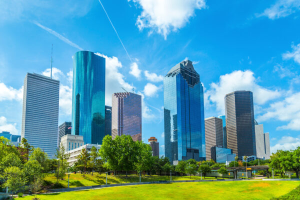 Skyline of Houston, Texas, symbolizing the thriving business landscape discussed in the blog