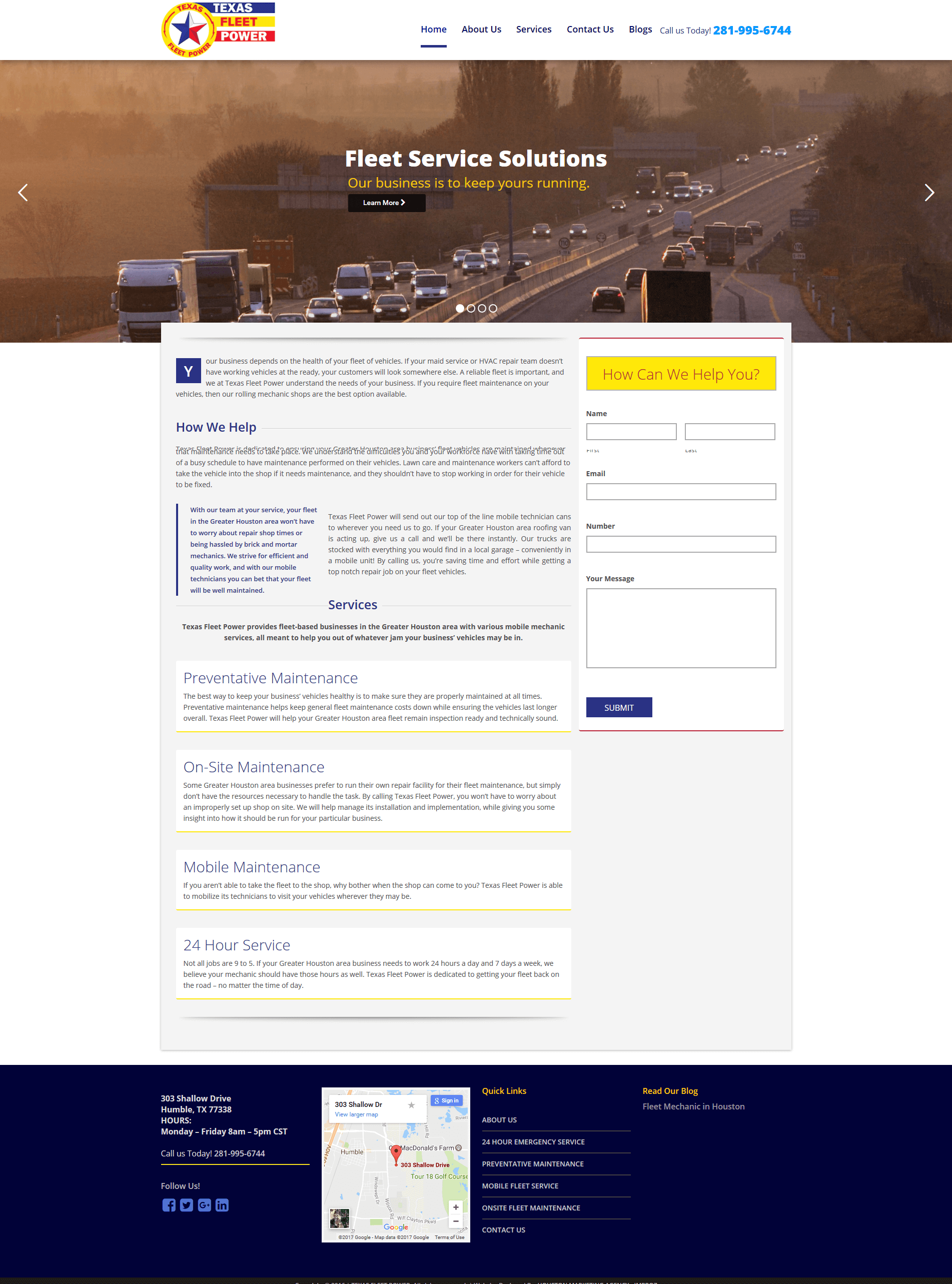 This is describing Web-design-Portfolio-Texas-Fleet-Power